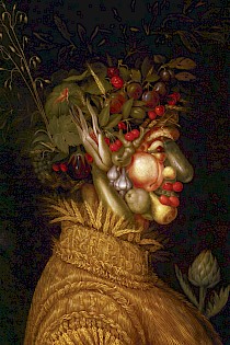 Giuseppe Arcimboldon (1527–1593) maalaus Vuodenajat: Kesä